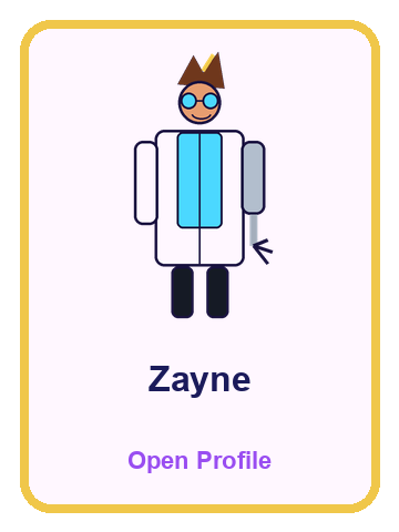 Zayne profile card